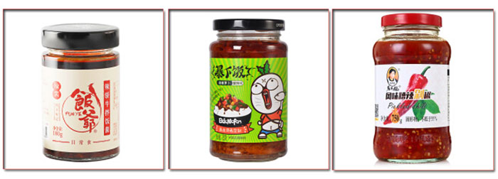 辣椒醬灌裝機(jī)生產(chǎn)線樣品展示